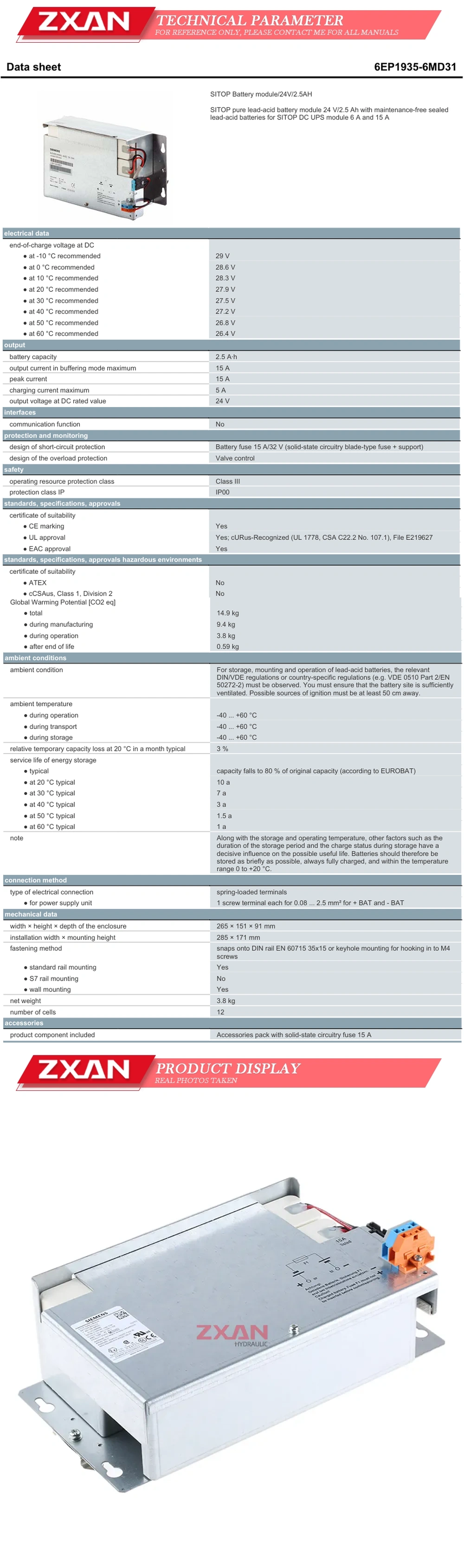 SIEMENS 6EP1935-6MD31 Description