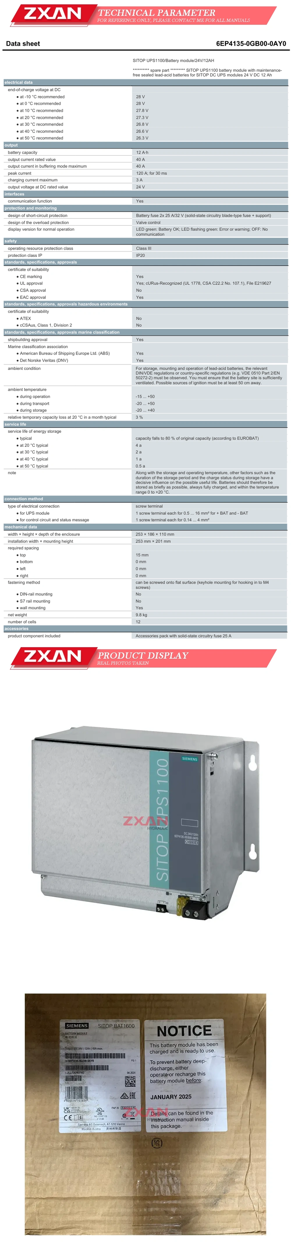 SIEMENS 6EP4135-0GB00-0AY0 Description