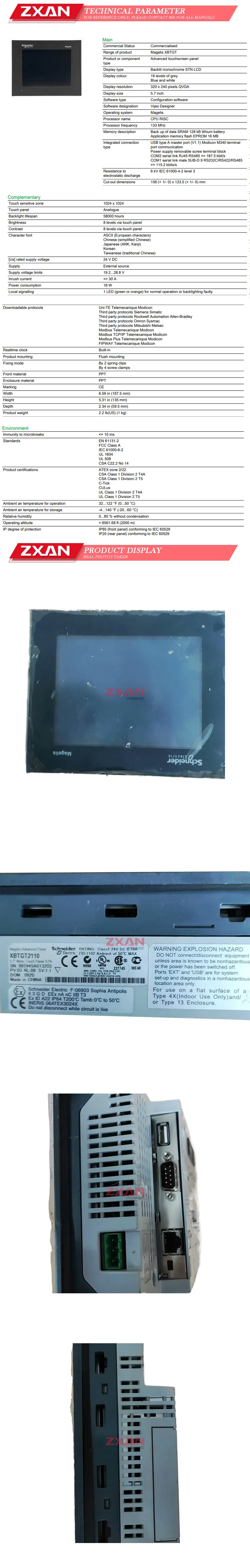 Schneider XBTGT2110 Description