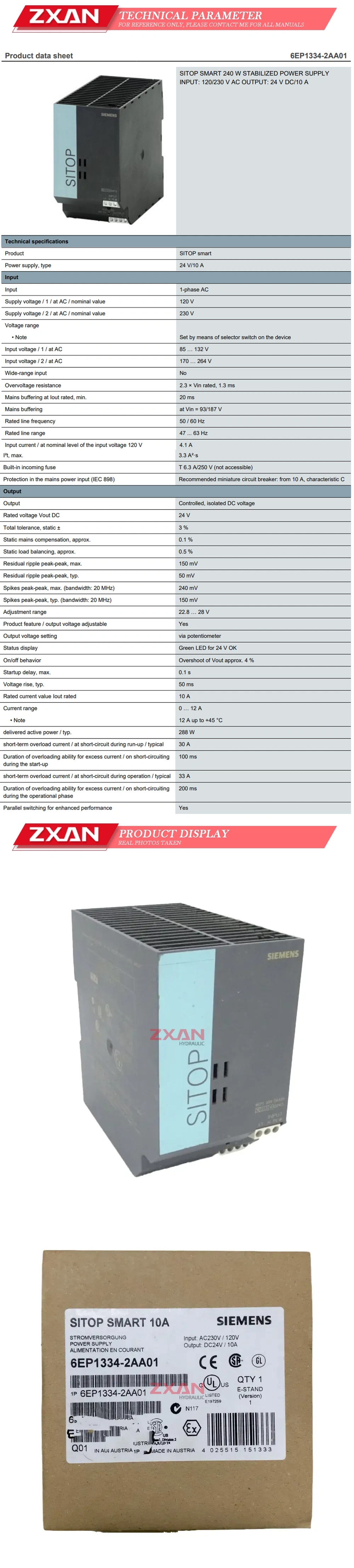 Siemens 6EP1334-2AA01 Description