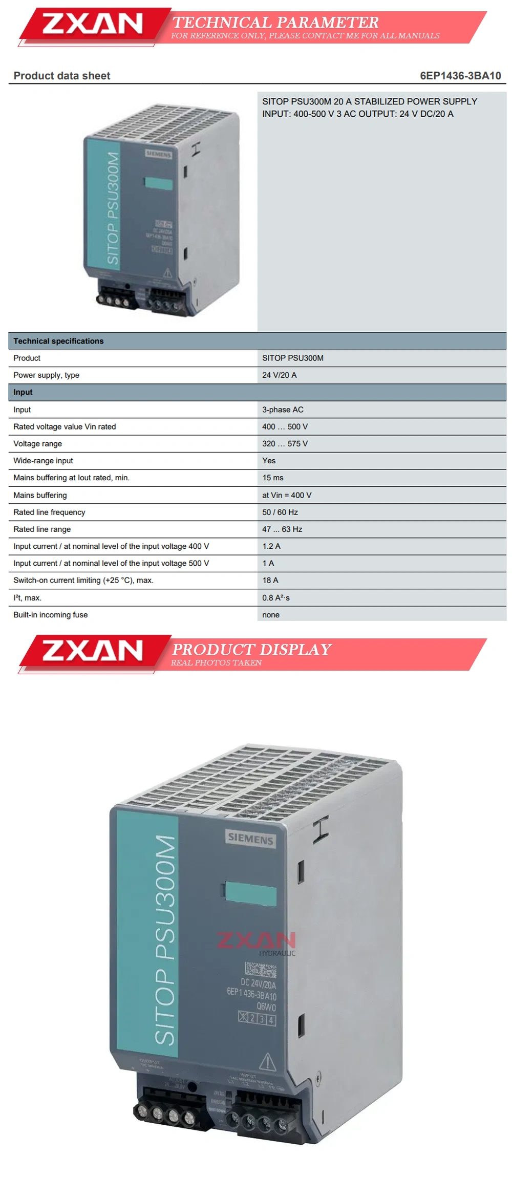 Siemens 6EP1436-3BA10 Description