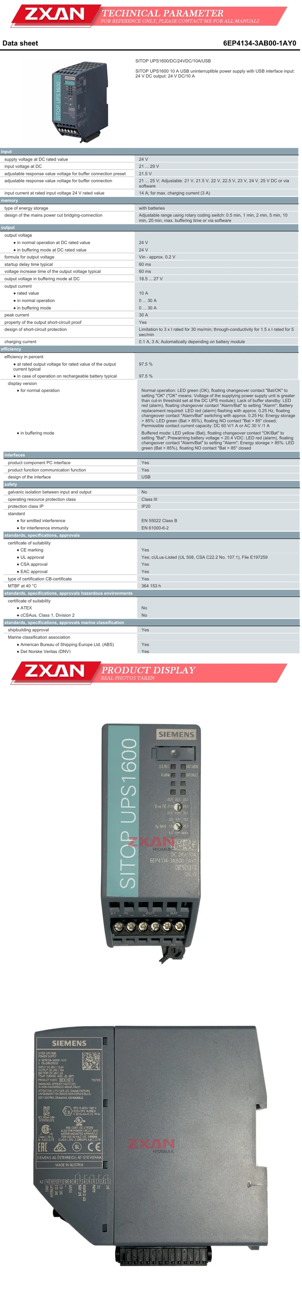 Siemens 6EP4134-3AB00-1AY0 Description