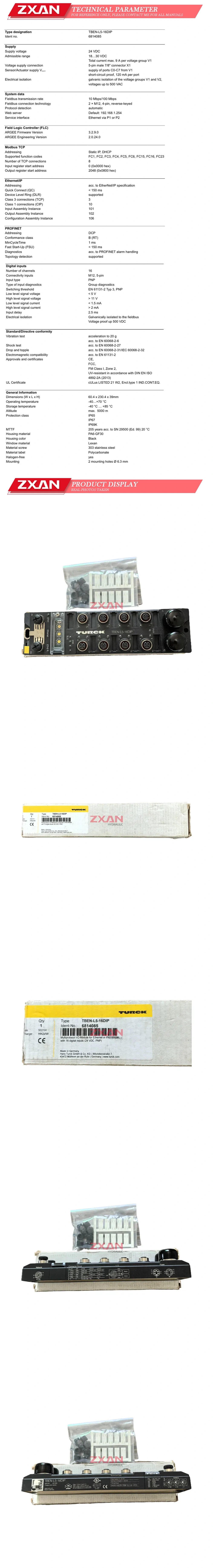 TURCK TBEN-L5-16DIP Description