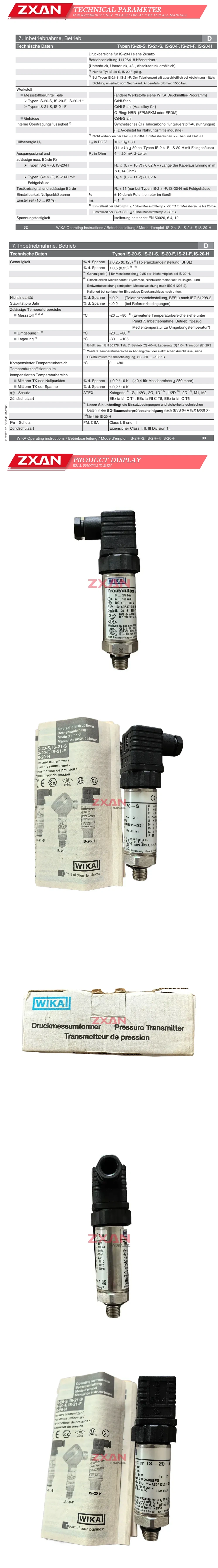 Wika IS-20-S Description