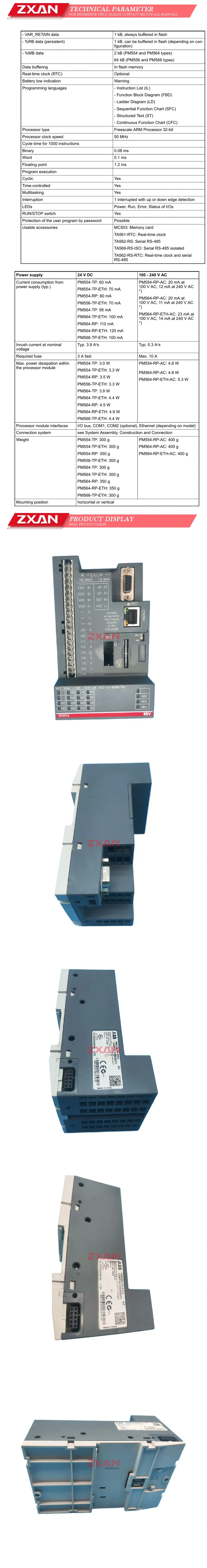 ABB PM556-TP-ETH Description