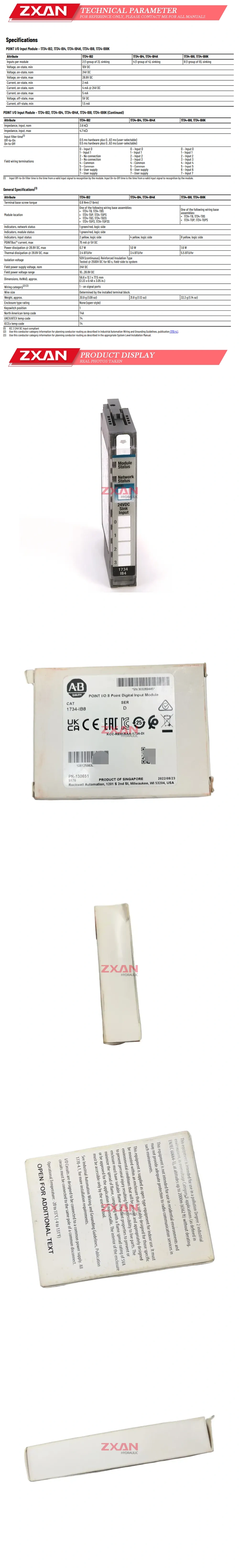 Allen Bradley 1734-IB8 1734-IB8 Description