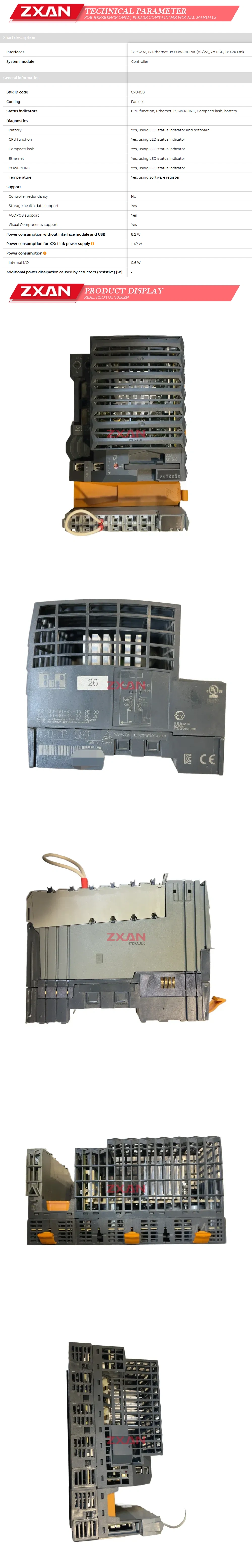 B&R X20 CP 1583 Description