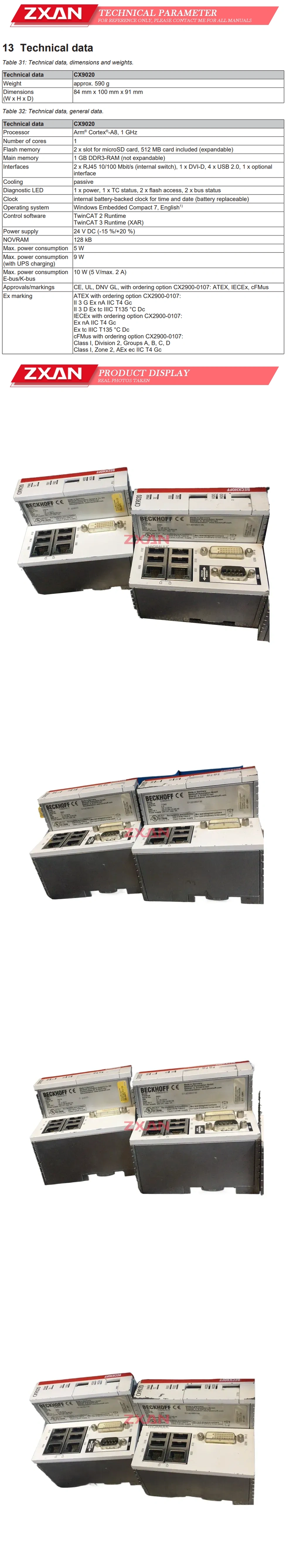 Beckhoff Cx9020-0111 Description