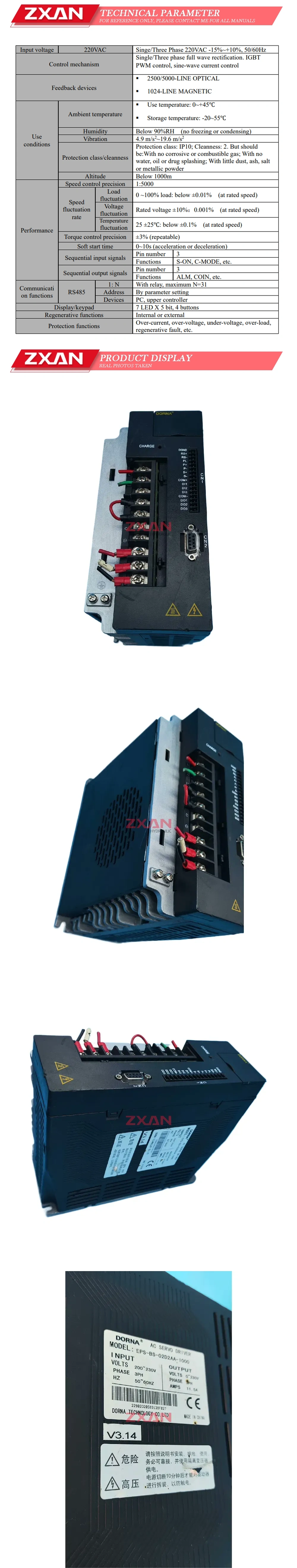 DORNA EPS-BS-02D2AA-1000 Description