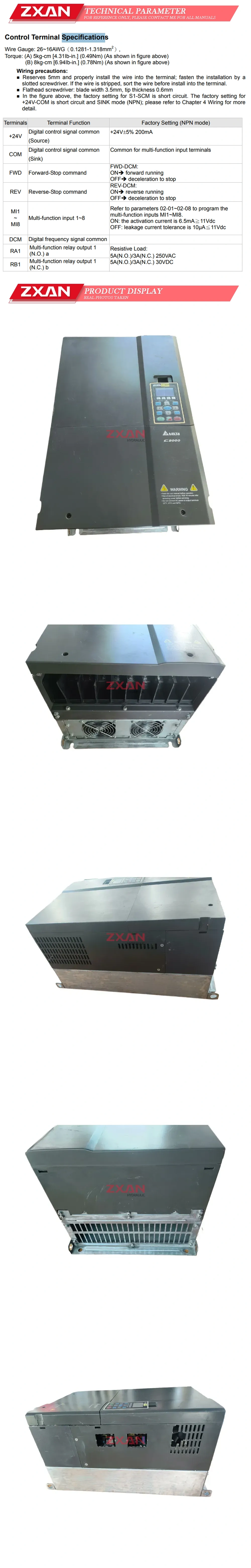 Delta CP2000 VFD750CP43B-21 Description