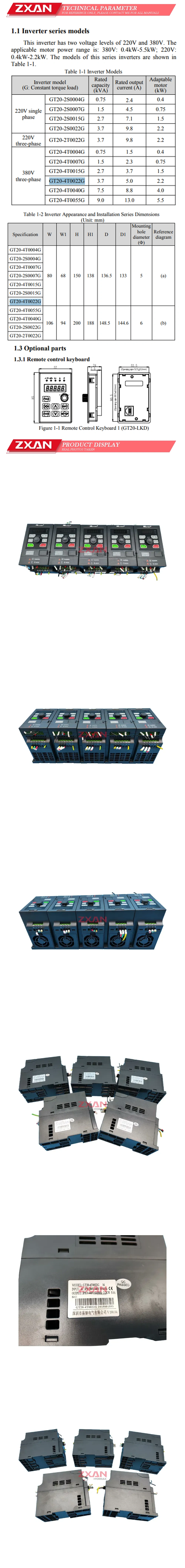 Easydrive GT20-4T0022G Description