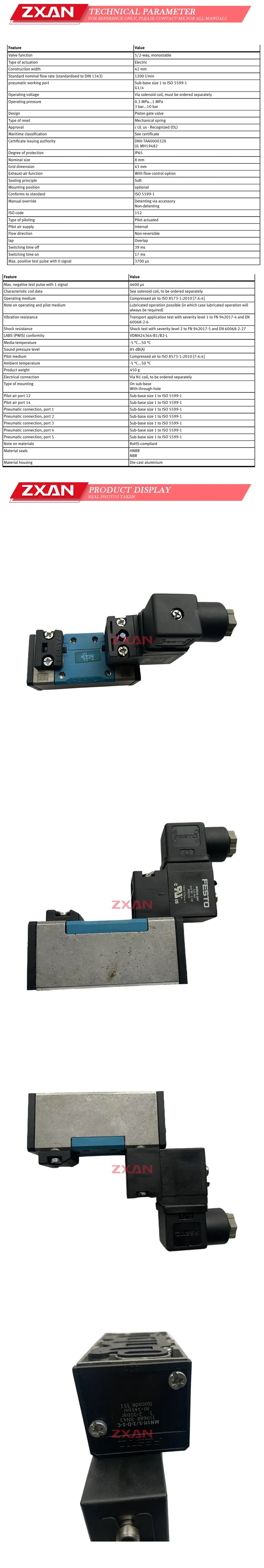 FESTO MN1H-5/2-D-1-FR-C Description