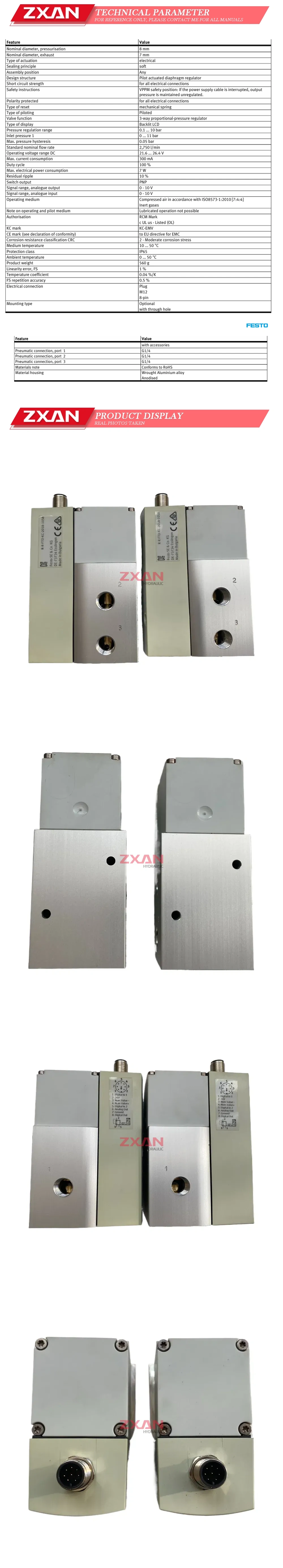 FESTO VPPM-8L-L-1-G14-0L10H-V1P-S1C1 Description