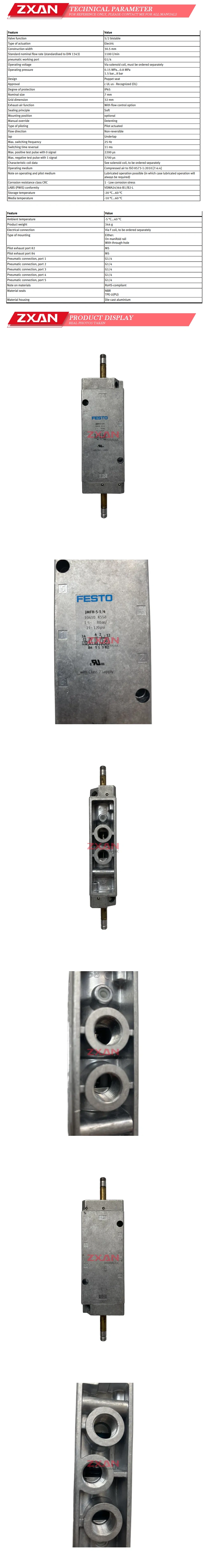 Festo JMFH-5-1/4 10410 Description