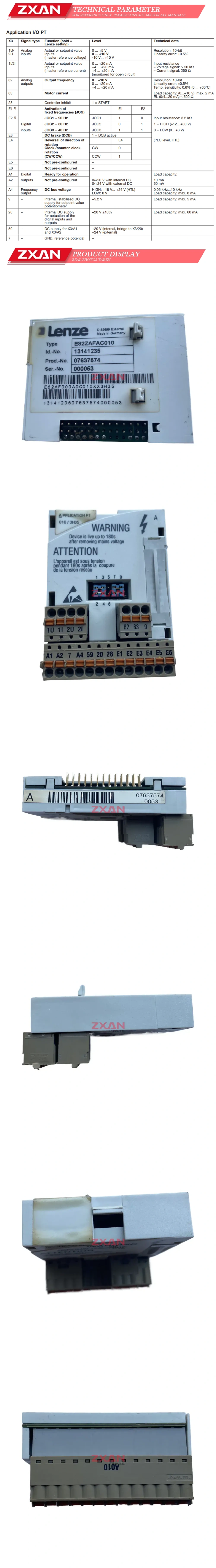 Lenze E82ZAFAC010 Description