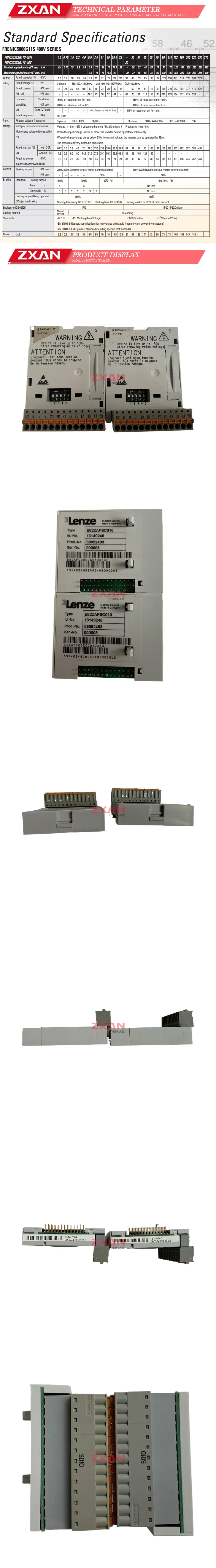 Lenze E82ZAFSC010 Description
