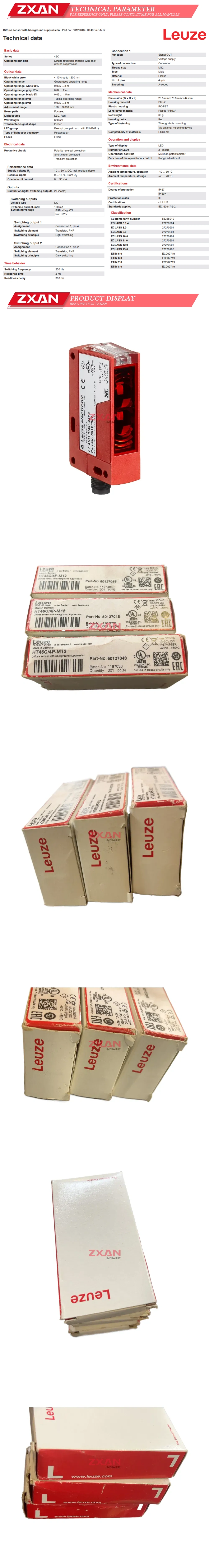 Leuze HT46C/4P-M12 Description