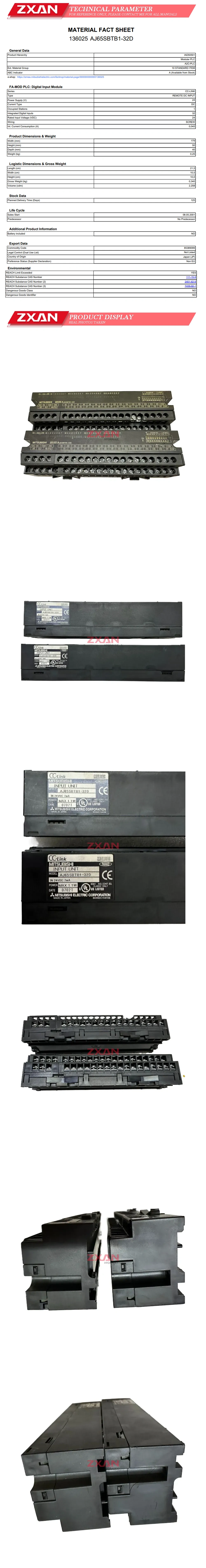 MITSUBISHI AJ65SBTB1-32D Description