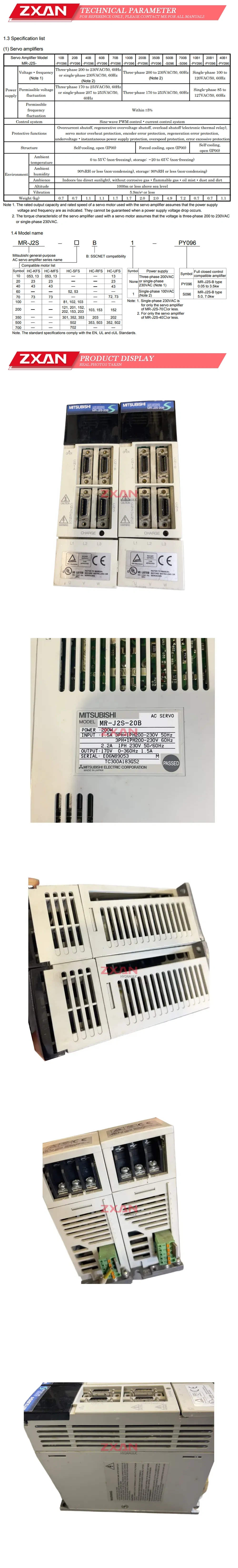 MITSUBISHI MR-J2S-20B Description