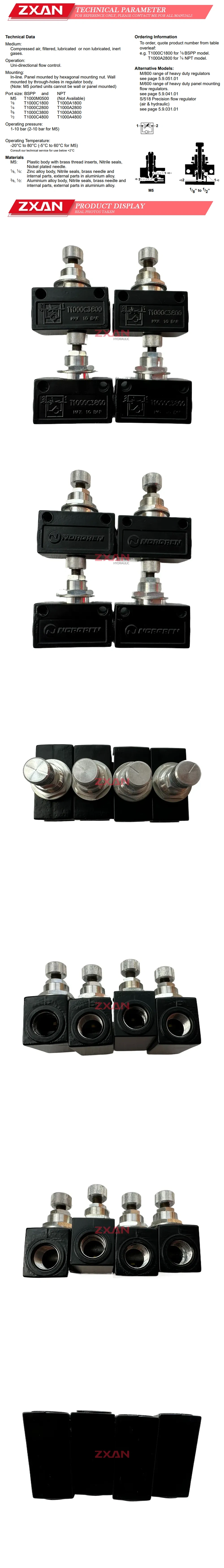 NORGREN T1000C3800 Description