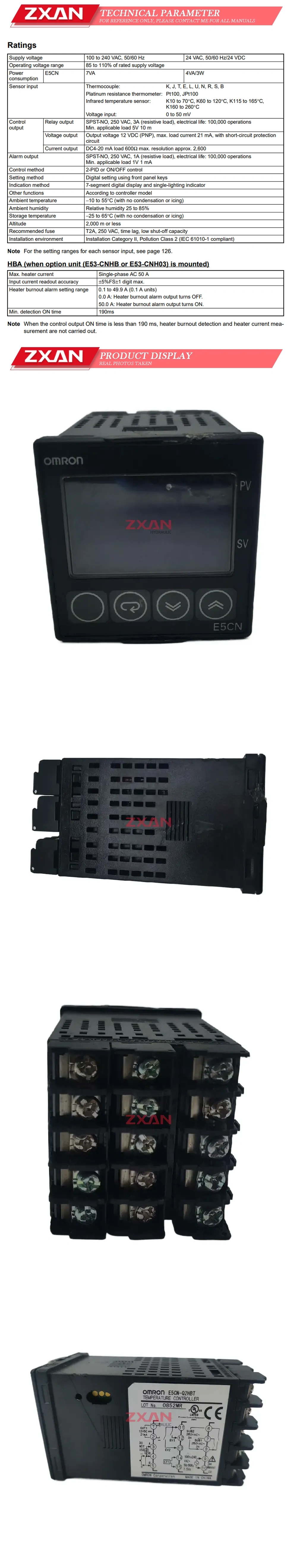 OMRON E5CN-Q2HBT Description