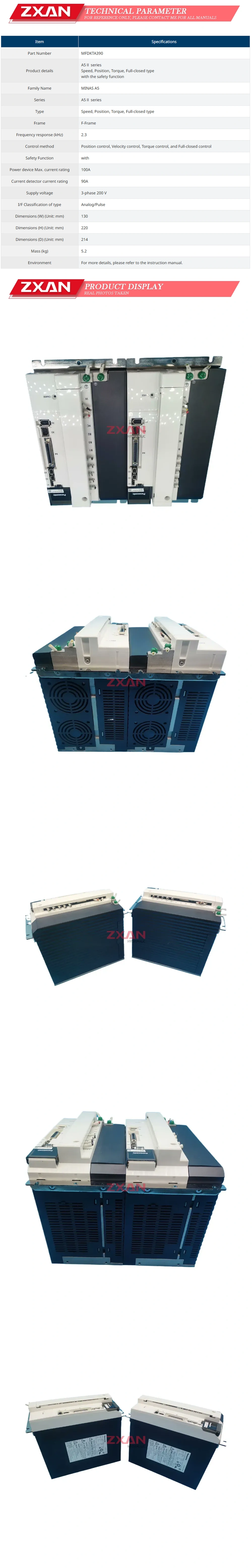 Panasonic MFDKTA390CA1 Description
