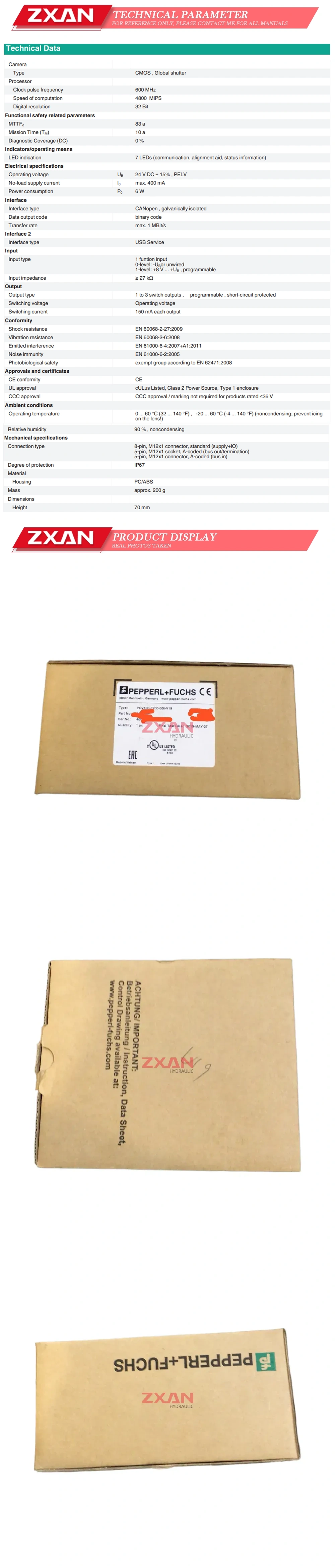 Pepperl+Fuchs PGV150I-F200-B16-V15 Description