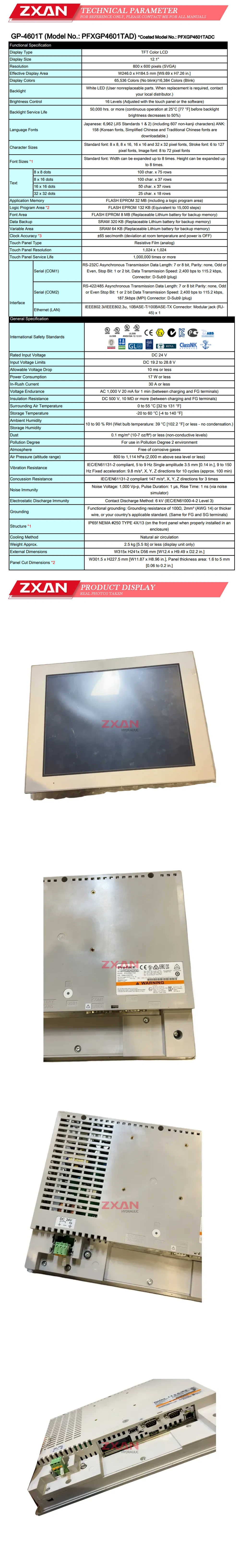 Pro-face GP-4601T Description