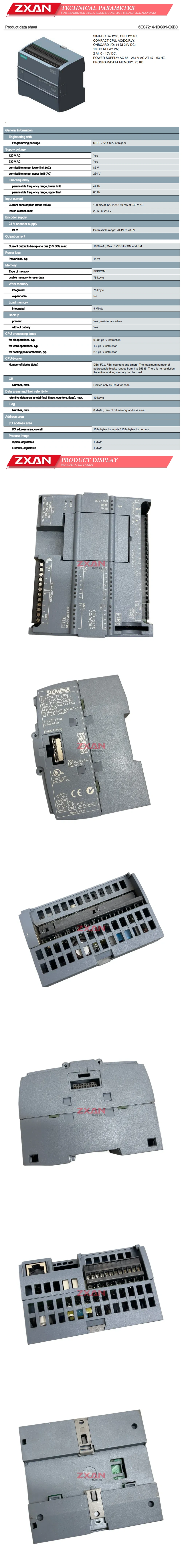 SIEMENS 6ES7 214-1BG31-0XB0 Description