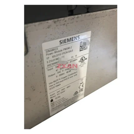 SIEMENS 6SL3210-1PE24-5AL0