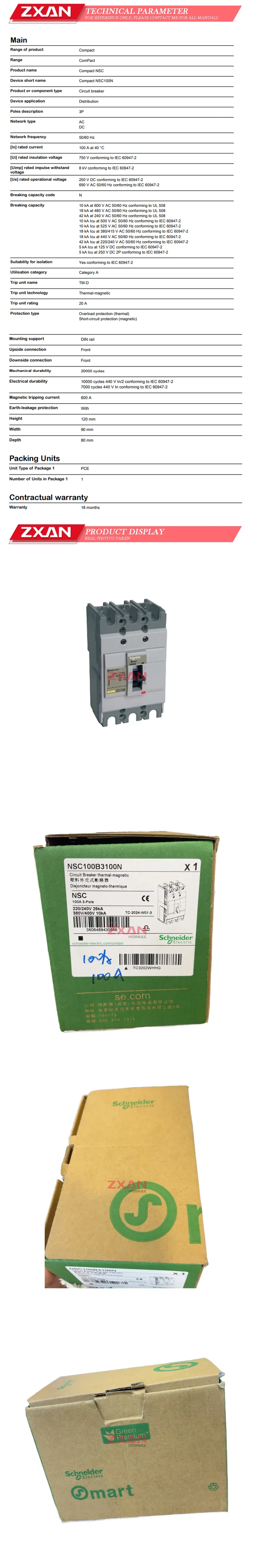 Schneider NSC100B3100N Description