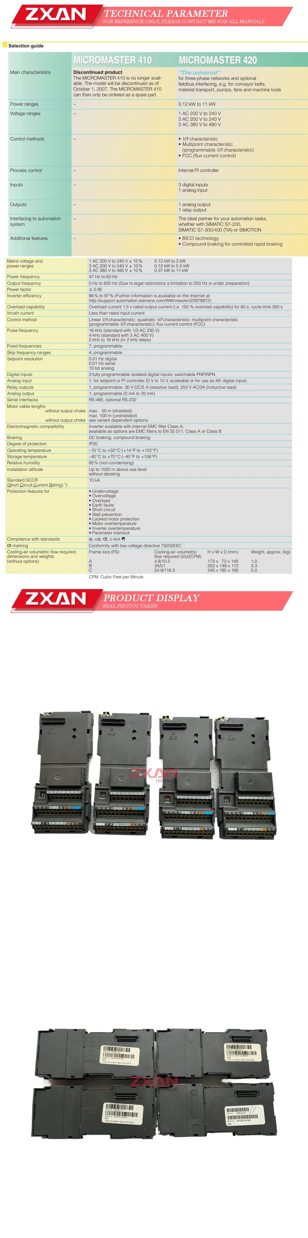 Siemens 430-440 Description