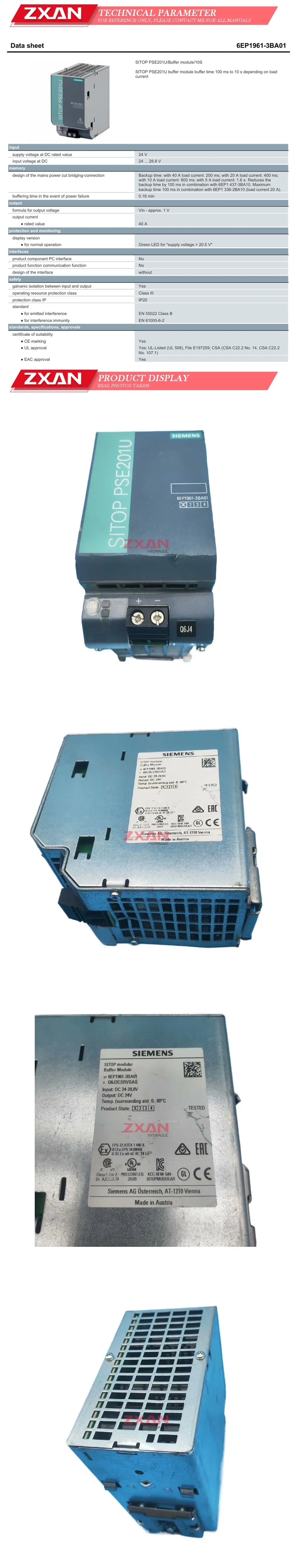 Siemens 6EP1961-3BA01 Description