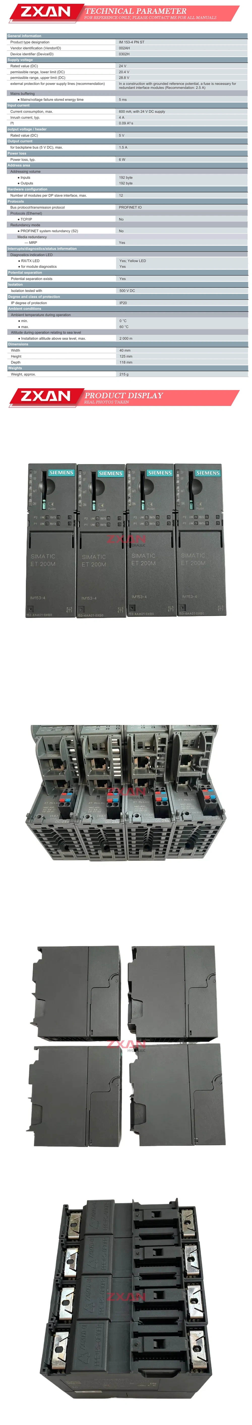 Siemens 6ES7153-4AA01-0XB0 Description
