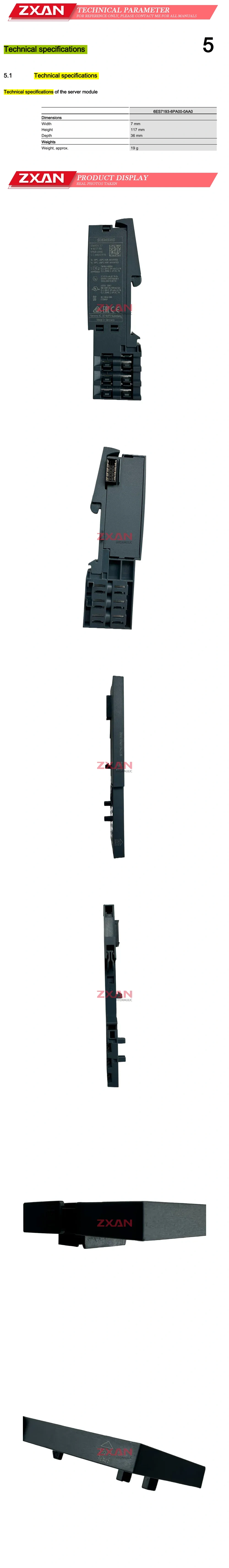 Siemens 6ES7193-6PA00-0AA0 Description