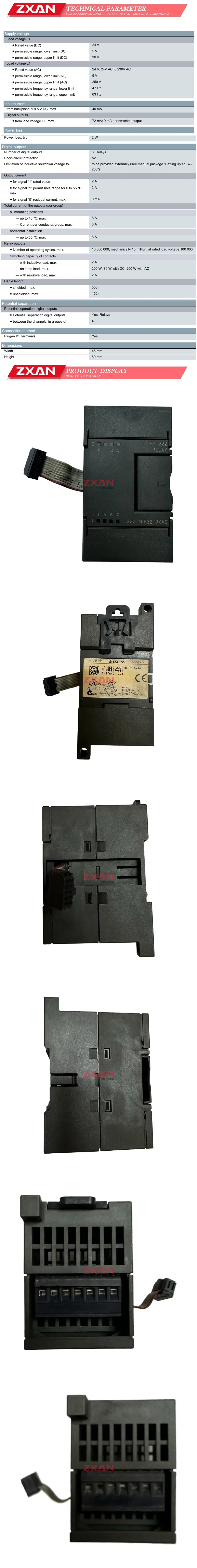 Siemens 6ES7222-1HF22-0XA0 Description