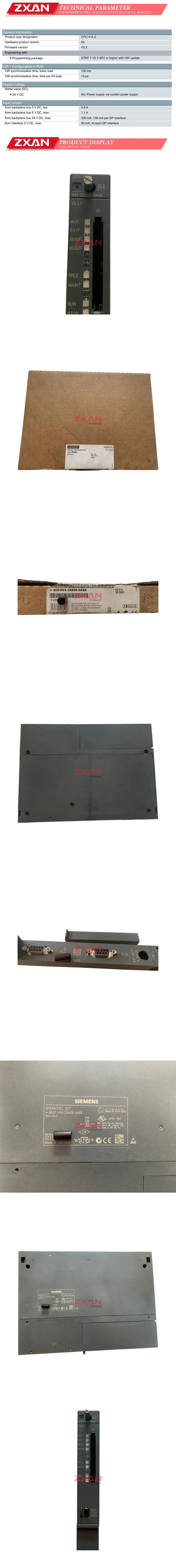 Siemens 6ES7414-2XK05-0AB0 Description
