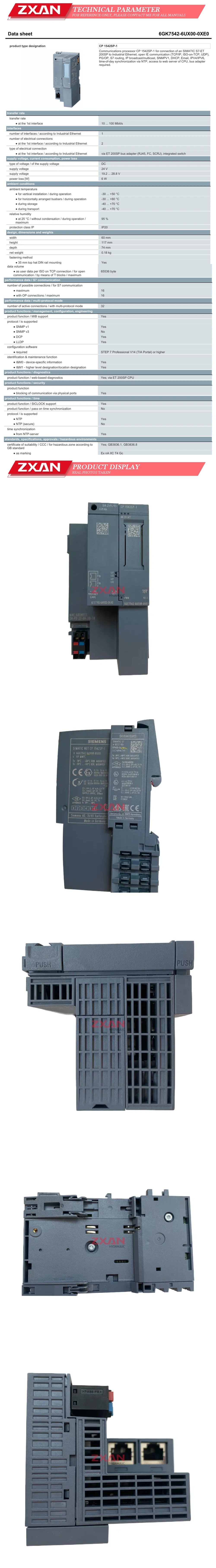 Siemens 6GK7542-6UX00-0XE0 Description