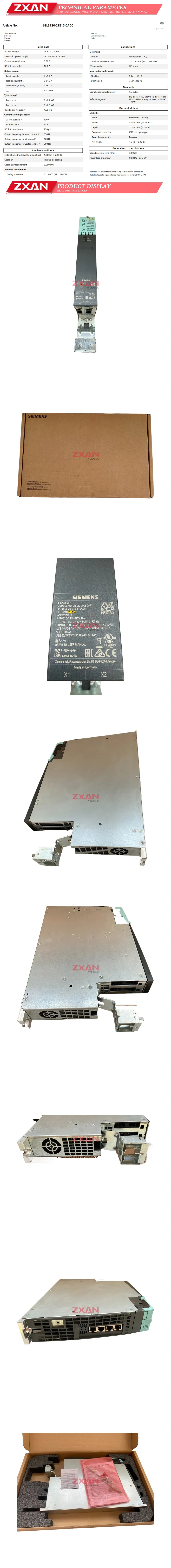 Siemens 6SL3120-2TE15-0AD0 Description