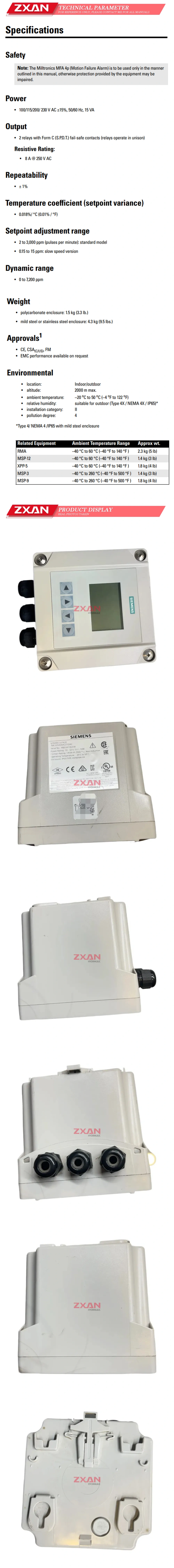 Siemens 7ML50500AA221DA0 Description