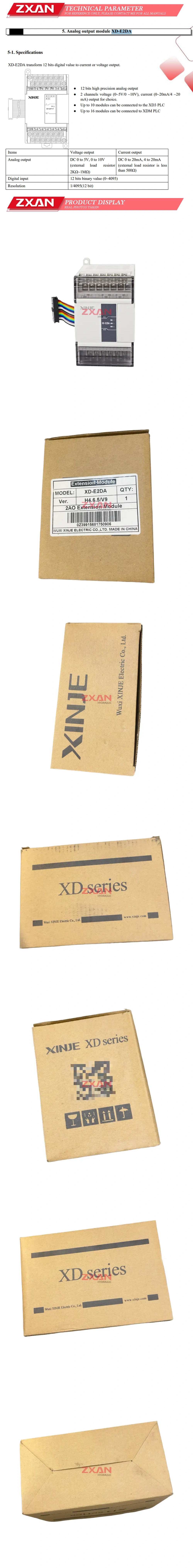 XINJE XD-E2DA Description