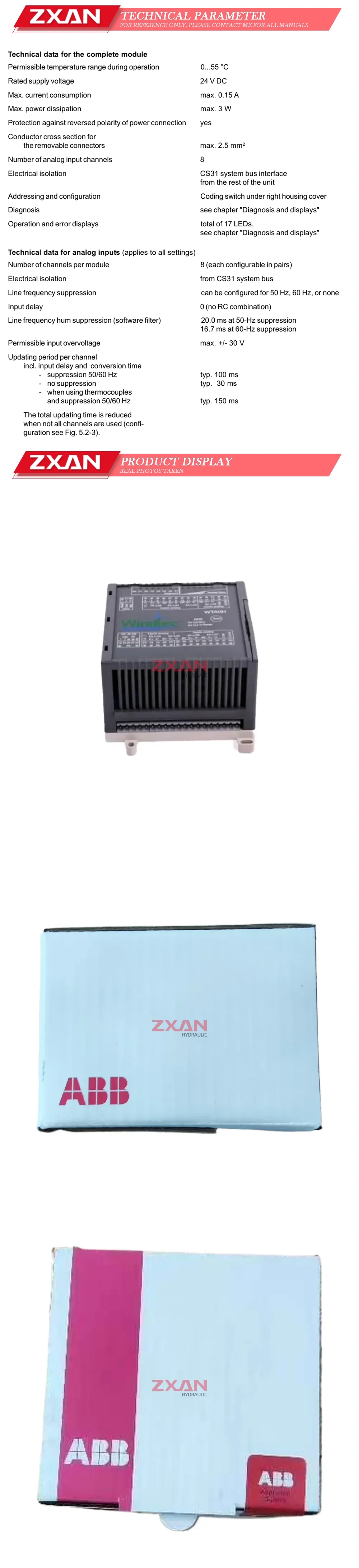 ABB 07AI91 Description