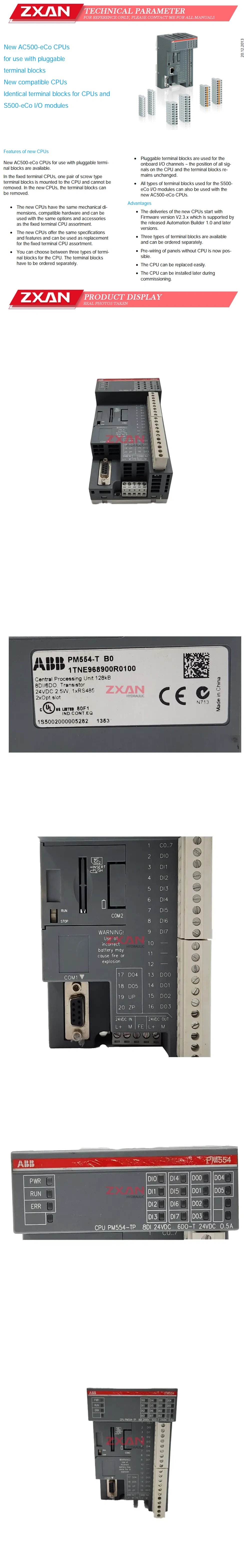 ABB 1TNE968900R0100 Description