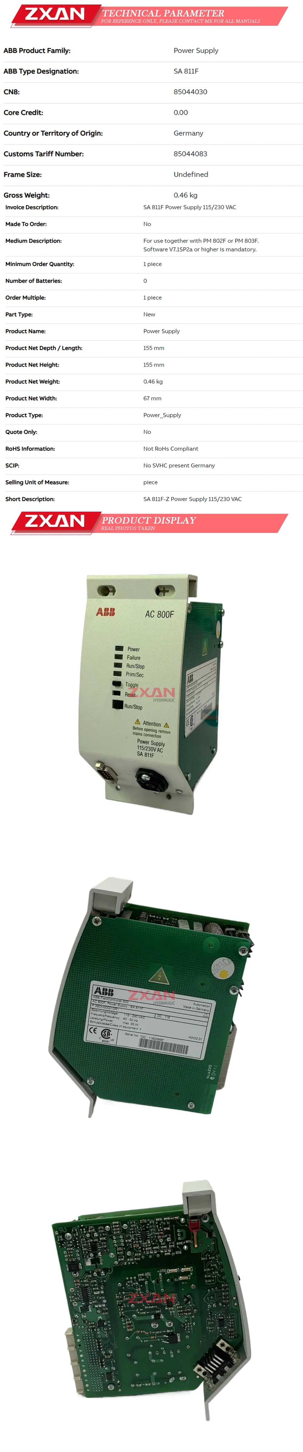 ABB 3BDH000013R1 Description