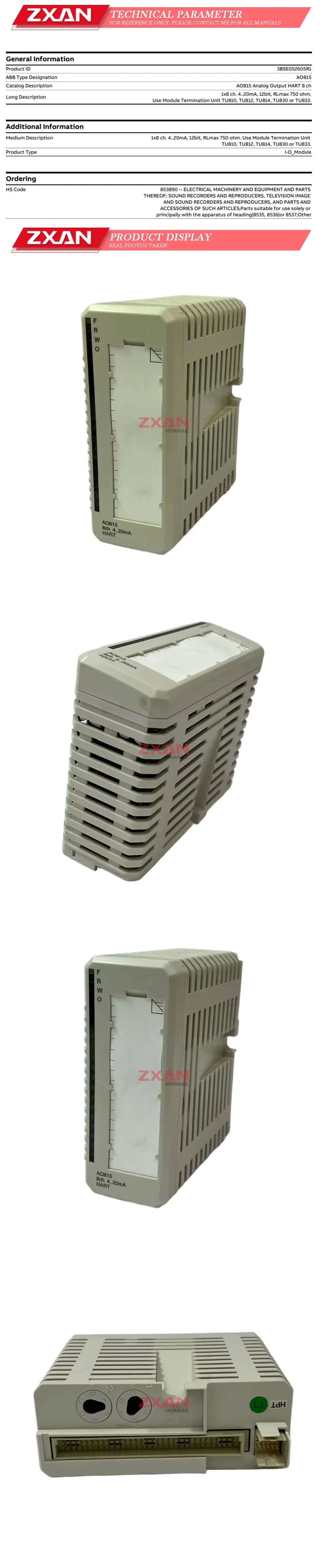 ABB AO815 Description