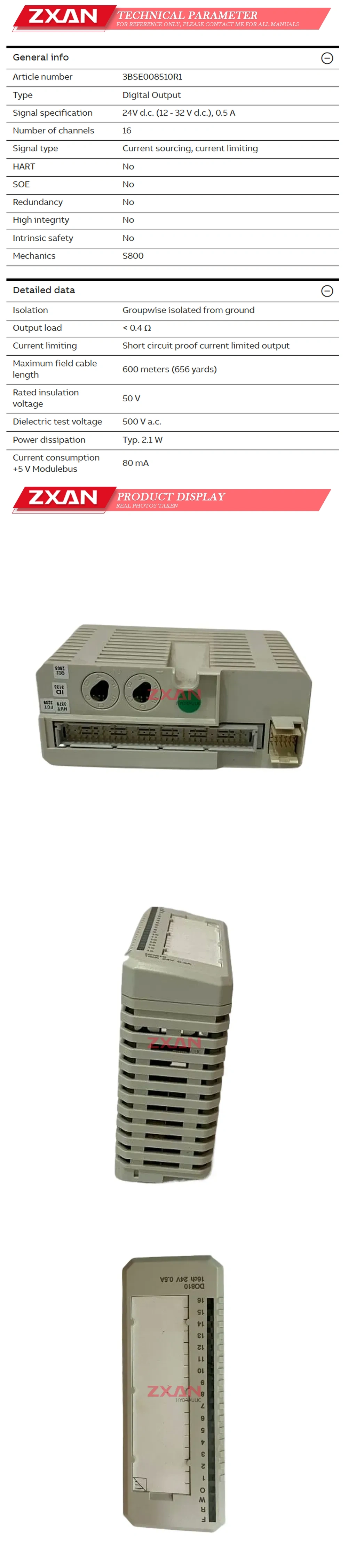 ABB DO810 Description