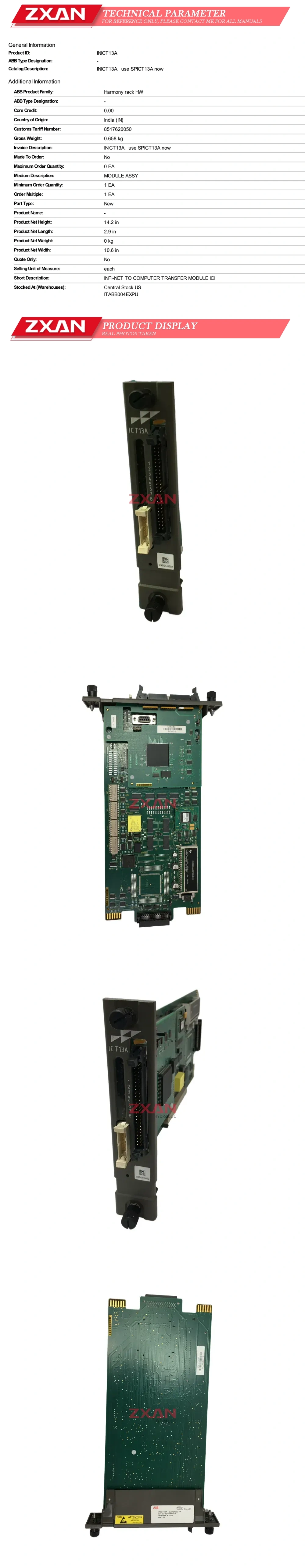 ABB ICT13A Description