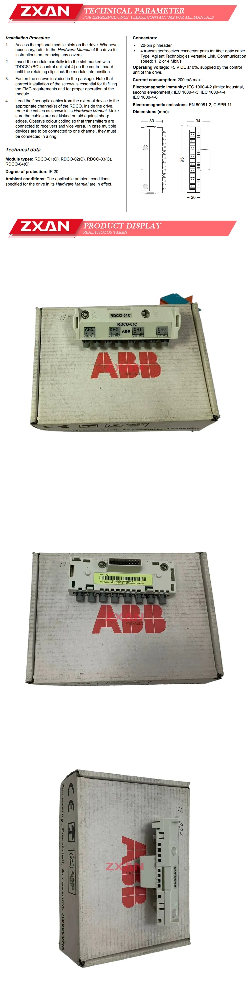 ABB RDCO-01C Description
