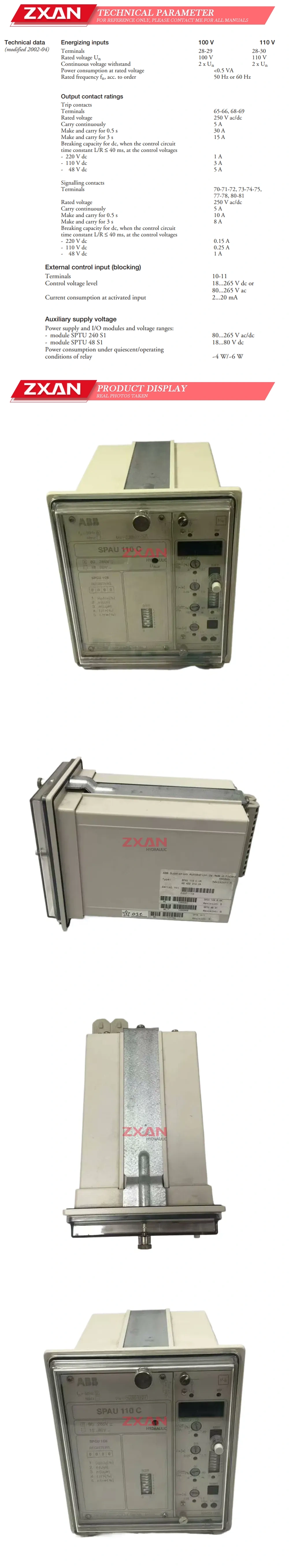 ABB SPAU110C-CA Description