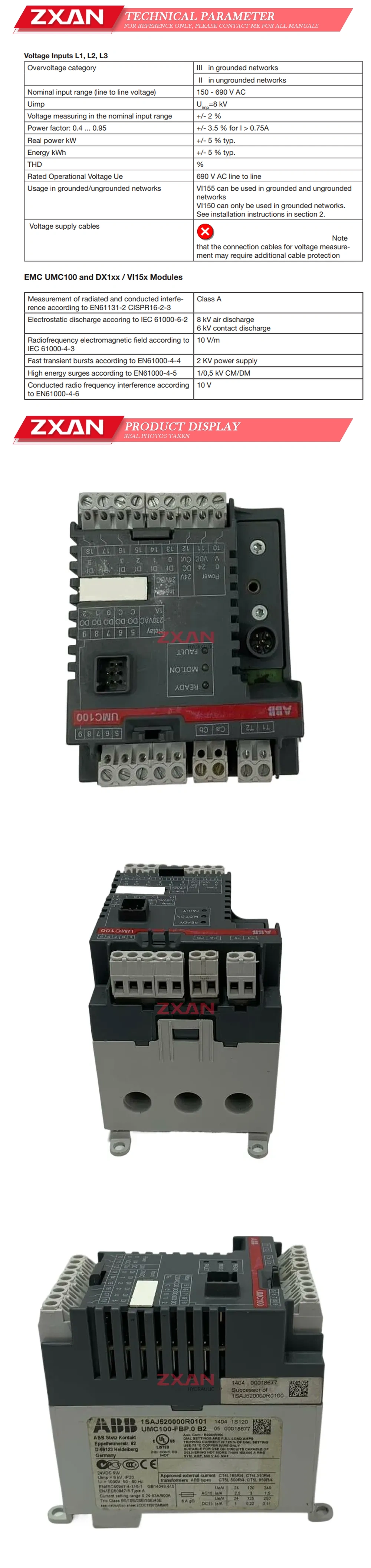 ABB UMC100-FBP.0 B2 1SAJ520000R0101 Description